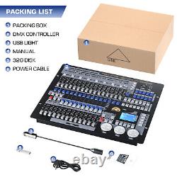 DMX 1024CH Controller Console + Wireless Receiver Transmitter For Stage Lights