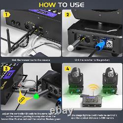 DMX Controller 4Receiver Transmitter Wireless Control LED Light Stage Effect