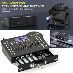 DMX Controller 4Receiver Transmitter Wireless Control LED Light Stage Effect