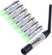 Dmx Wireless, 8pcs 2.4g Dmx 512 1 Male Transmitter & 7 Female Receivers Short V
