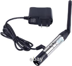 DMX Wireless, 8Pcs 2.4G DMX 512 1 Male Transmitter & 7 Female Receivers Short V