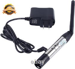 DMX Wireless, 8Pcs 2.4G DMX 512 1 Male Transmitter & 7 Female Receivers Short V