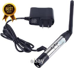 DMX Wireless, 8Pcs 2.4G DMX 512 1 Male Transmitter & 7 Female Receivers Short V
