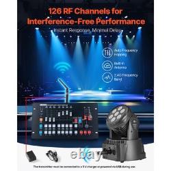 DMX Wireless Receiver Transmitter Controller for LED Stage Light 8 PCs