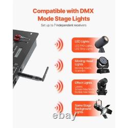DMX Wireless Receiver Transmitter Controller for LED Stage Light 8 PCs