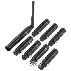 DMX Wireless Receiver Transmitter Controller for LED Stage Light 8 PCs