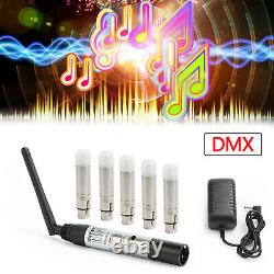 DMX512 Wireless 1 Transmitter 5 Receiver DMX Controller 2.4G Stage Lighting T7