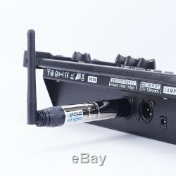 DMX512 Wireless 2.4G Transmitter Receiver Buil-in Battery Stage Light Controller