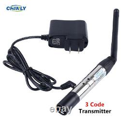 DMX512 Wireless Transmitter + Battery Receiver Rechargeable for Stage Light 400m
