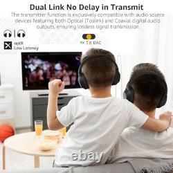 DS700 HiFi Bluetooth Audio Transmitter Receiver for TV, Long Range Wireless