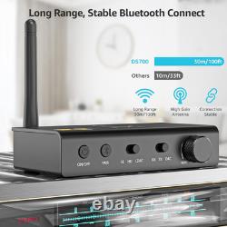 DS700 Hifi Bluetooth Audio Transmitter Receiver for TV, Long Range Wireless Adap