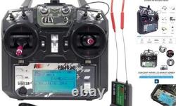DTXMX FS-i6X 10CH Radio Transmitter and Receiver FS-iA10B 2.4G RC Controller