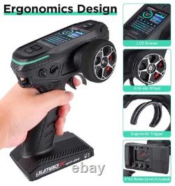DUMBORC RC Radio Transmitter and Receiver 10 Channel DDF-350 Small, Black