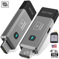 Delton M12 1080P HD Wireless Transmitter and Receiver, Black