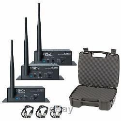 Denon Pro DN-202WT Wireless Audio Transmitter & Receiver Package