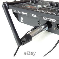 Donner DMX512 DJ 2.4G Wireless 2 Transmitter& 6 Receiver Stage Lighting Control