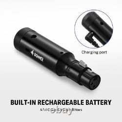 Donner DMX512 Wireless Stage Lighting Transmitter + 5X Receiver Built-in Battery