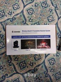 Donner Wireless DMX512 Transmitter & Receiver Set with Light Dome