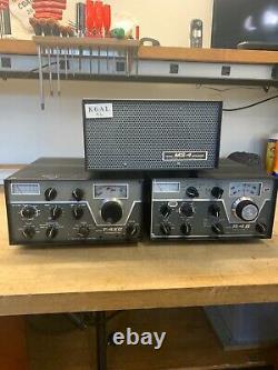 Drake Ham Radio Complete Set, Transmitter, Receiver and Speaker-Working Unit