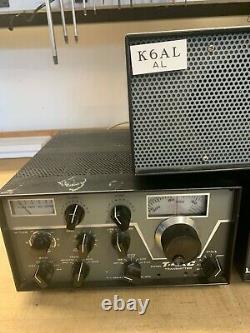 Drake Ham Radio Complete Set, Transmitter, Receiver and Speaker-Working Unit