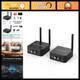 Dual-band Wireless Audio Transmitter & Receiver, 160ft Range, Low Latency, Bluet