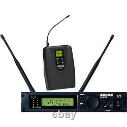 Dual Shure ULXP14-J1 wireless mic receiver & transmitter 554-590 MHz. Used