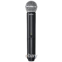 Dual Wireless Microphone System w 2x SM58 Vocal Mics H10 Band BLX288/SM58