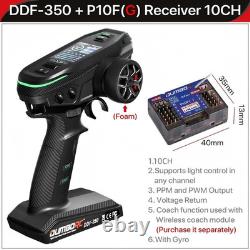 Dumborc DDF-350 RC Radio Transmitter and Receiver with Gyro Digital Screen 10 Ch