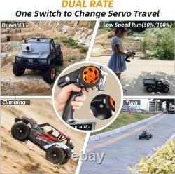 Durable 2.4GHz RC Transmitter with Built-in Gyro for Buggy and Crawler Vehicles