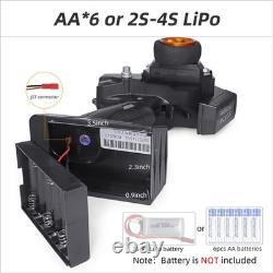 Durable 2.4GHz RC Transmitter with Built-in Gyro for Buggy and Crawler Vehicles