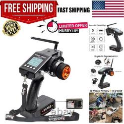 Durable 5 Channel RC Transmitter/Receiver with Gyro & Long Range Control (400m)