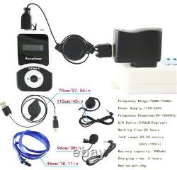 EX-100 Audio Trans Wireless Tour Guide System Microphone Earphone for Church