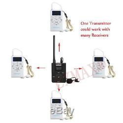 EXMAX 1 FM Transmitter 30 FM Radio Receiver Wireless Tour Guide System 60-108MHz