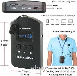 EXMAX EXD-6688 2.4GHZ Wireless, 2 Transmitters Simultaneous, Tour/Sport-2T20R+C32