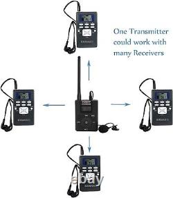 EXMAX EXG108 DSP Wireless FM Radio Receiver Transmitter Receiver Broadcast 1T30R