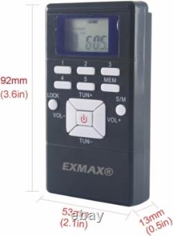 EXMAX Wireless Tour Guide Radio Voice Transmitter Receiver Broadcast Syste 1T30R