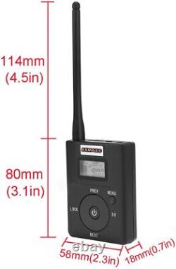 EXMAX Wireless Tour Guide Radio Voice Transmitter Receiver Broadcast Syste 1T30R