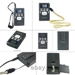 EXMAX Wireless Tour Guide Radio Voice Transmitter Receiver Broadcast Syste 1T30R