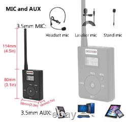 EXMAX Wireless Tour Guide Radio Voice Transmitter Receiver Broadcast Syste 1T30R