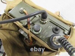 East German NVA DDR Portable Military Radio Russian P-126 Receiver Transmitter