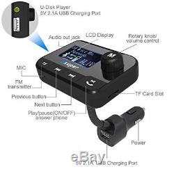 Esuper Fm Transmitter For Car Audio Wireless Receiver Radio Aux Bluetooth Car