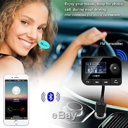 Esuper Fm Transmitter For Car Audio Wireless Receiver Radio Aux Bluetooth Car