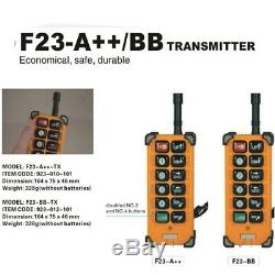 F23 Wireless remote control for Radio Hoist Crane 1 pc Transmitter+1 pc Receiver
