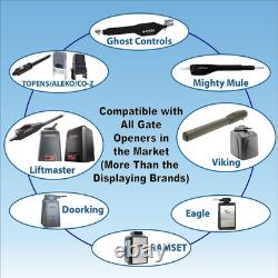 FM130 Universal Driveway Wireless Vehicle Exit Wand Sensor Free Exit System with
