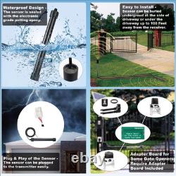 FM130 Universal Driveway Wireless Vehicle Exit Wand Sensor Free Exit System with