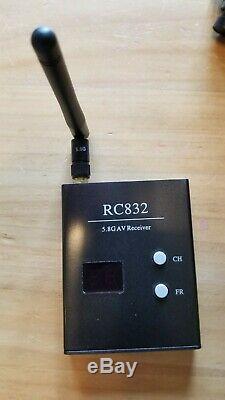 FPV Wireless AV System 5.8Ghz TS832 Transmitter RC832 Receiver Camera Googles
