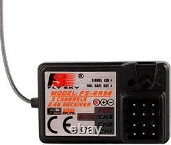 FS-GT3B 2.4Ghz 3 Channel RC Transmitter + FS-GR3E Receiver for Radio Control Car