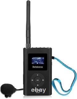 FT11 Portable FM Transmitter with Microphone Ideal for Church and Events