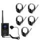 Ft11 Wireless Tour Guide Audio System Transmitter 5 Receivers Meeting Church Us