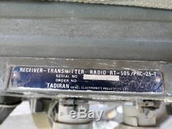 FUNKGERÄT RADIO Receiver Transmitter Tadiran RT-505 / PRC-25 mit Tragegestell